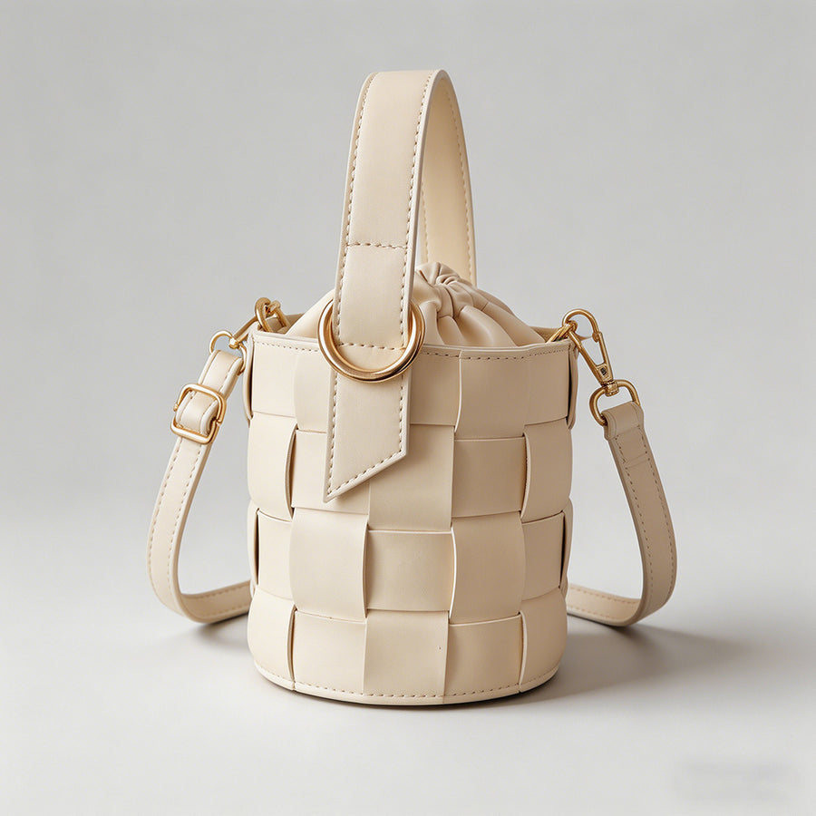 Woven Drawstring Bucket Crossb - Shopdayla Wholesale - #8130