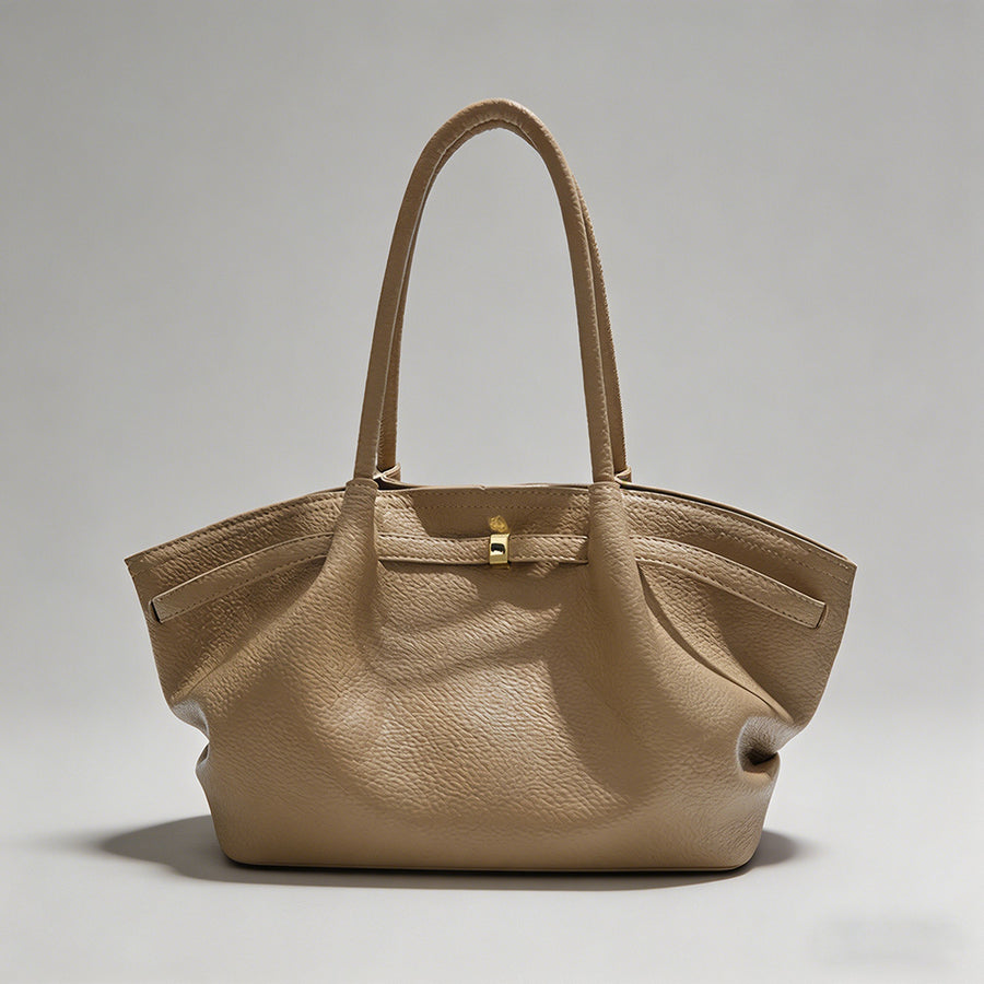 Minimalist Lychee Texture Tote - Shopdayla Wholesale - #7906