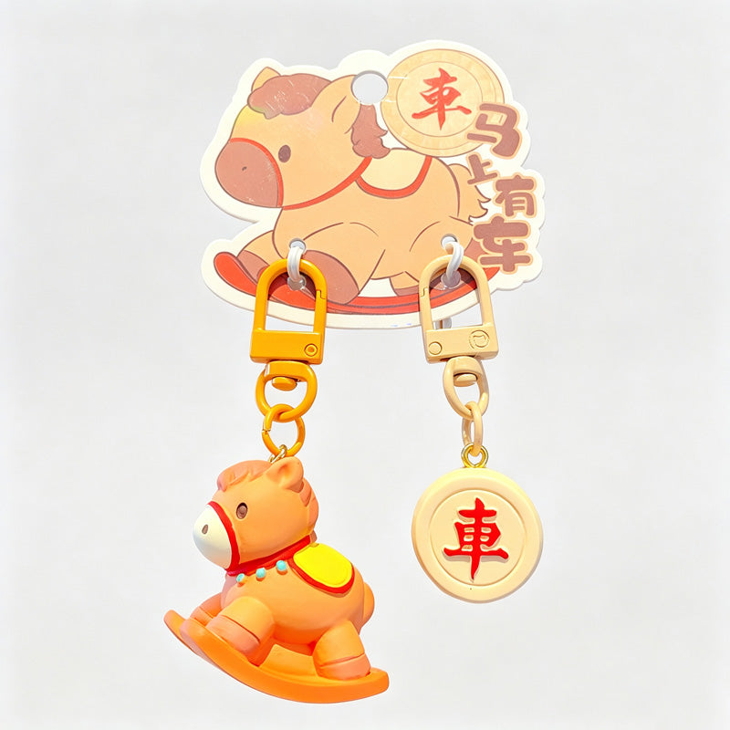 Magnetic 2‑Piece Cat Keychain Set