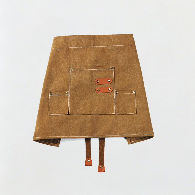 Canvas Three‑Pocket Waist Apron