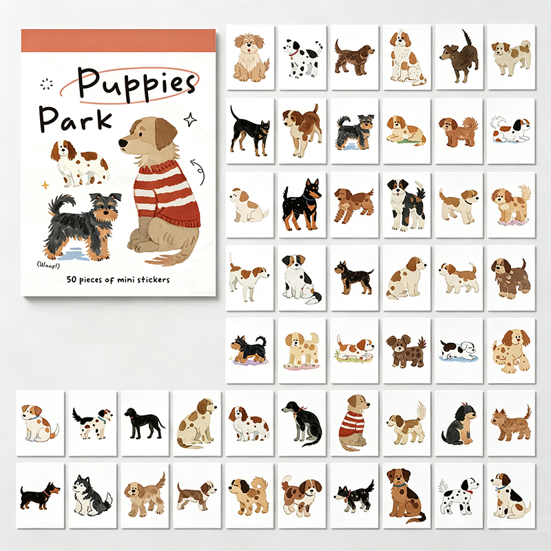 Drink Themed Paper Sticker Set