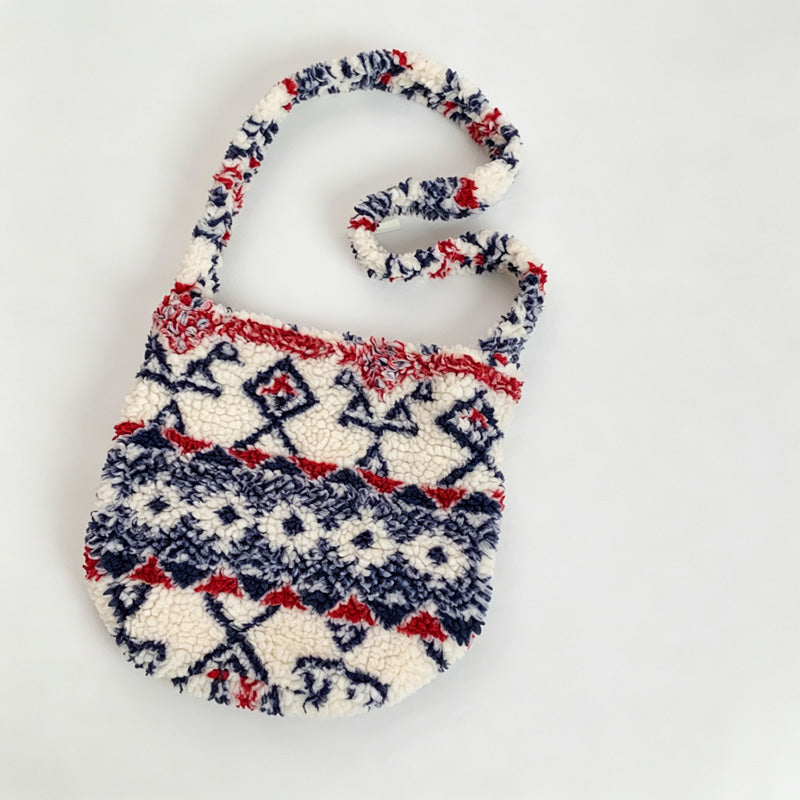 Plush Fleece Crossbody Shoulder Bag