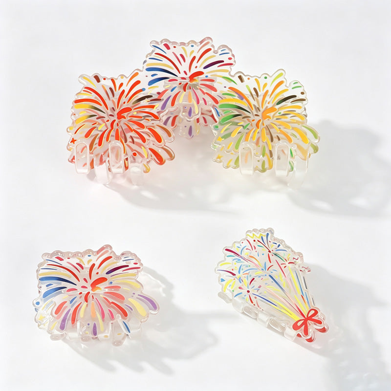 Firework Claw Clip