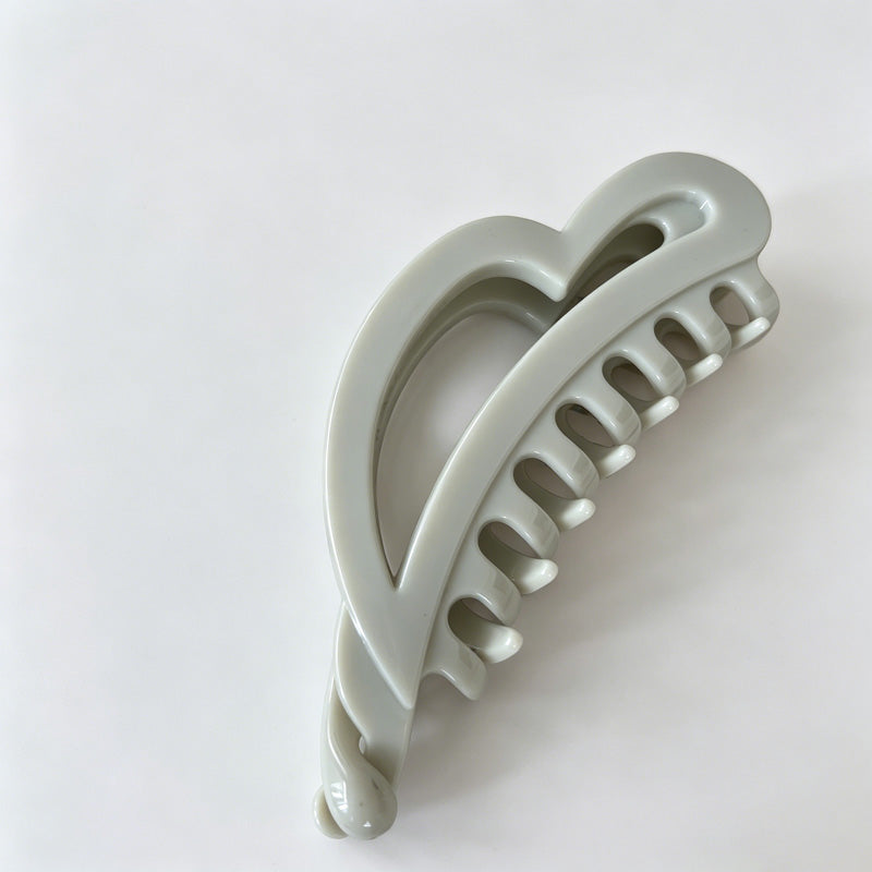 Irregular Heart Banana Hair Claw Clip