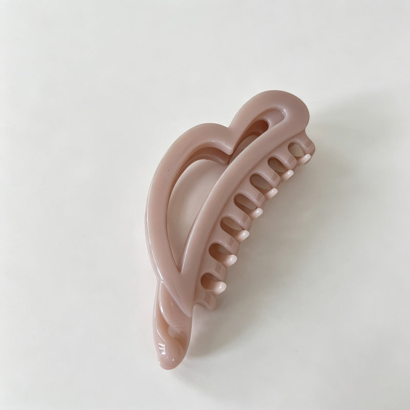 Irregular Heart Acrylic Hair Claw Clip