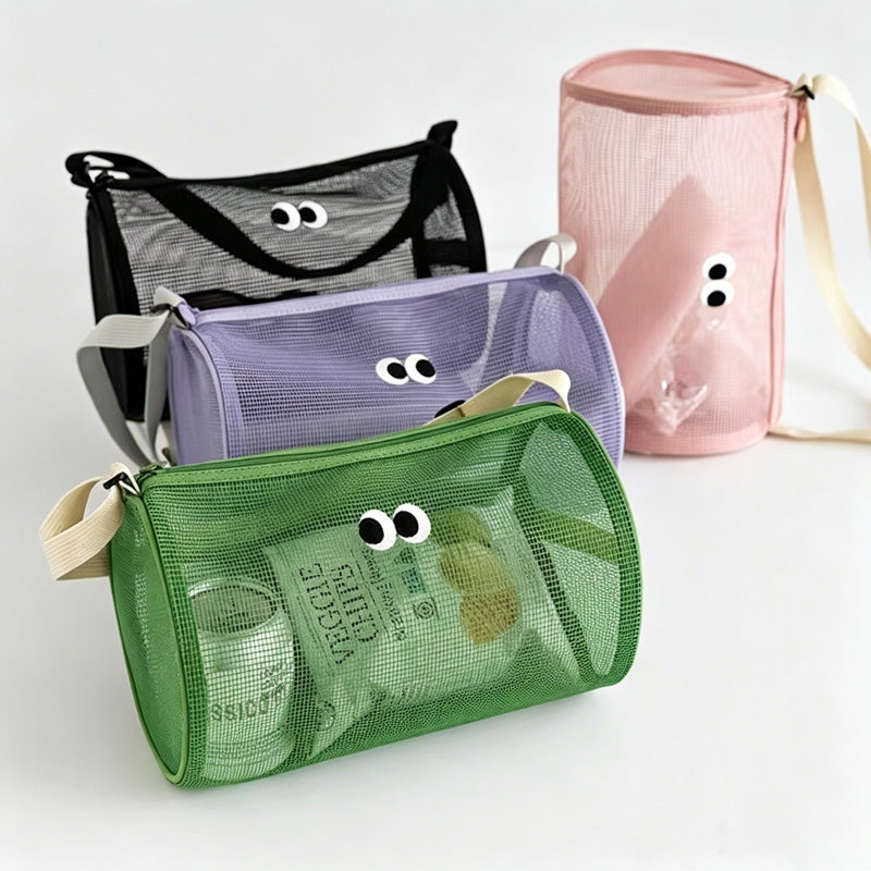 Breathable Mesh Swim Crossbody Storage Shoulder Bag