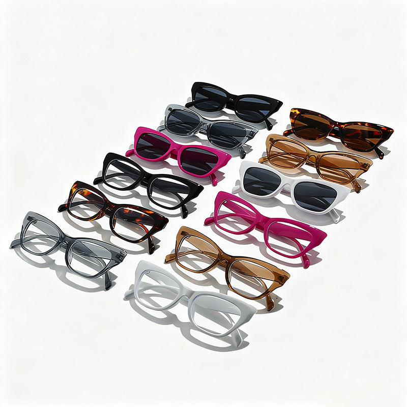 Cat Eye Versatile High PC Protective Fashion Sunglasses
