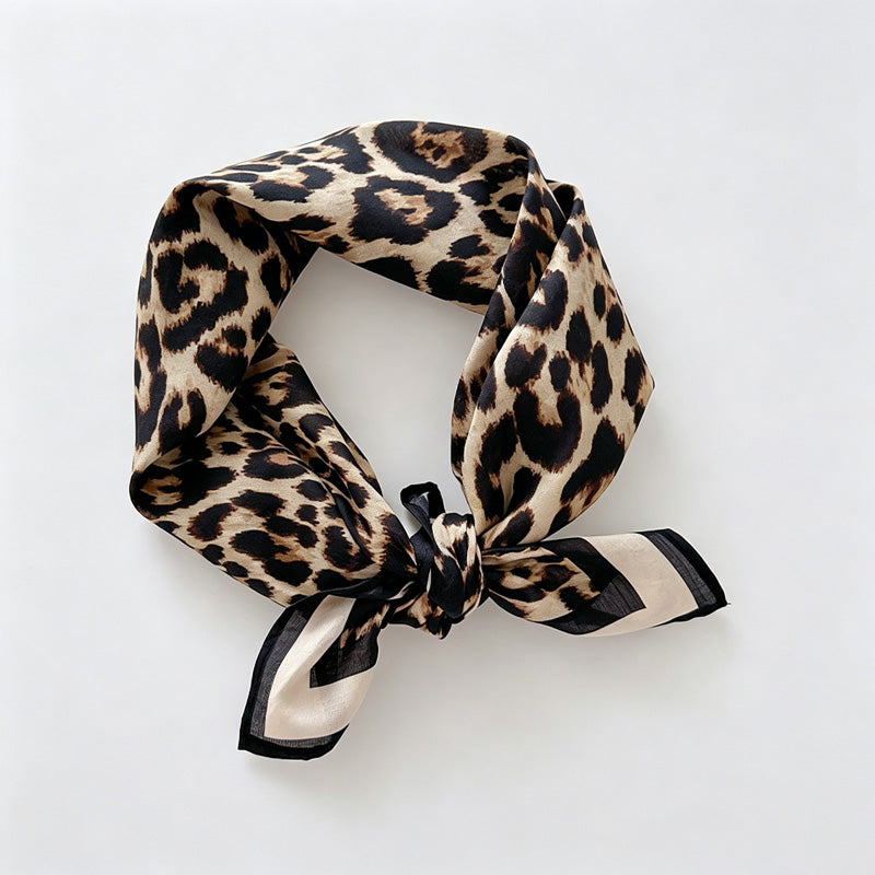 Leopard Paisley Print Bandana