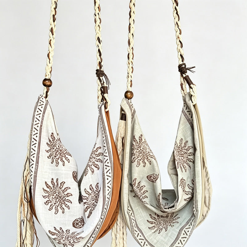 Hollow Out Knit Tote Bag
