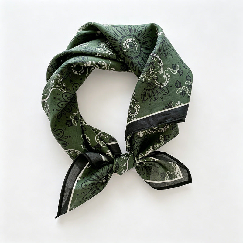 Floral Porcelain Print Bandana