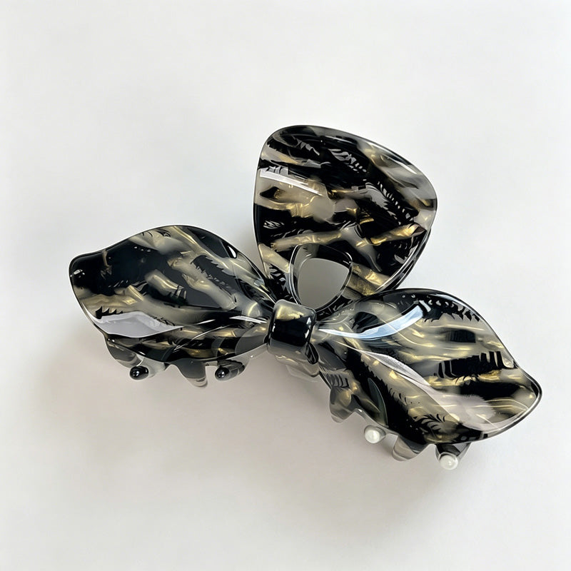 Marbled Acetate Butterfly Hair Claw Clip