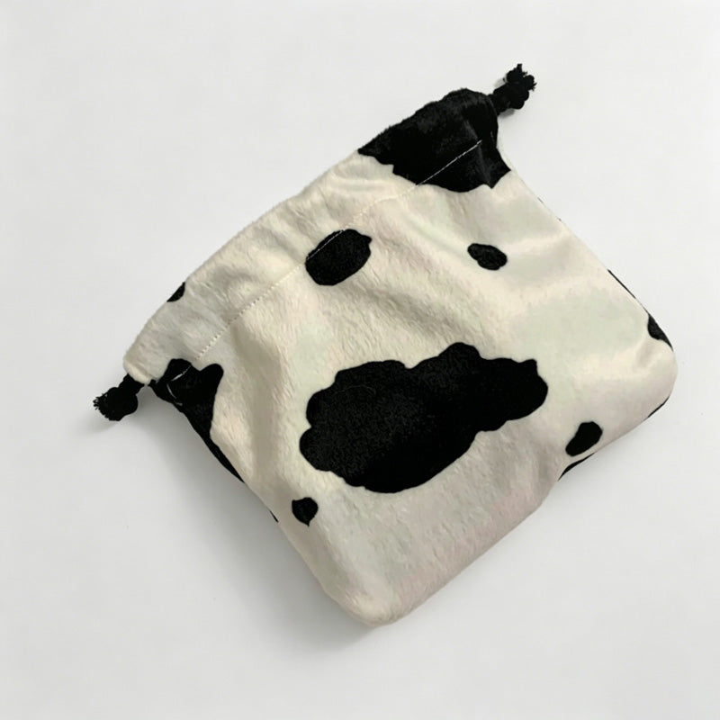 Cow Print Storage Pouch Makeup Bag