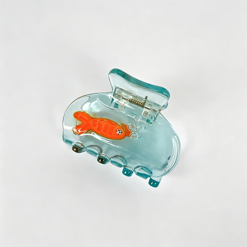 Goldfish Acetate Hair Claw Clips