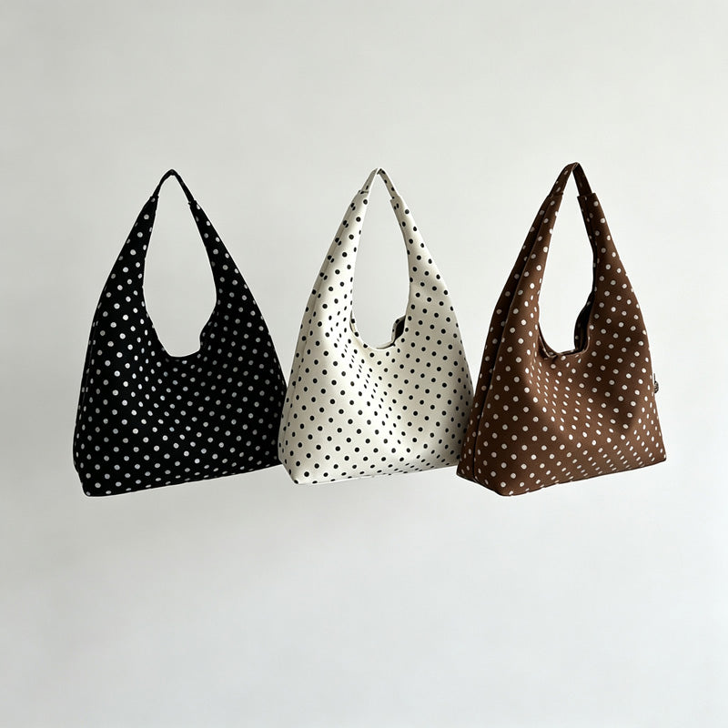 Polka Dot Hobo Bag