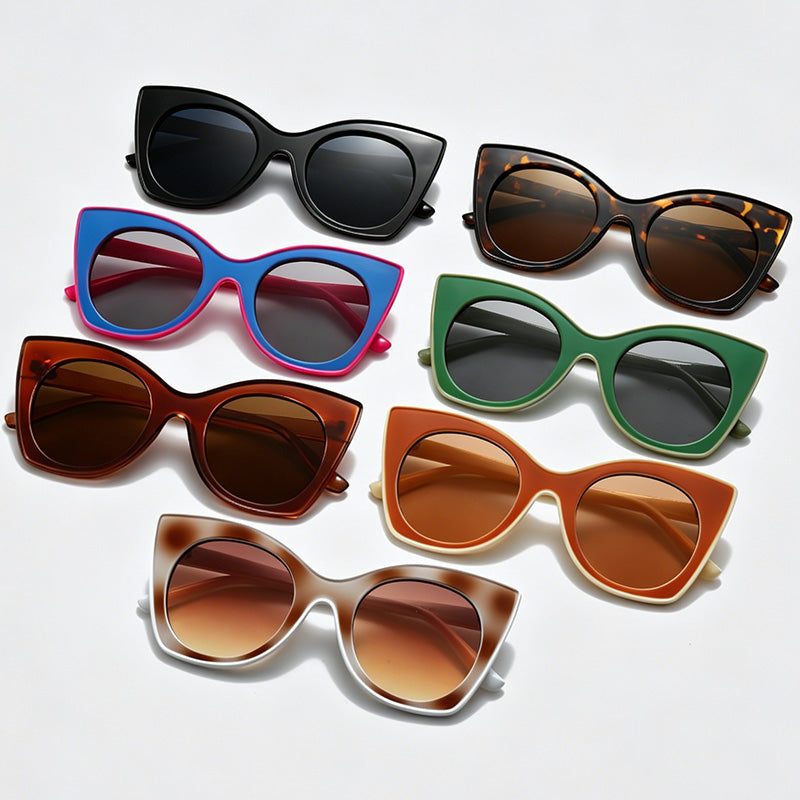 Cat Eye Ins Crown Fashion Sunglasses