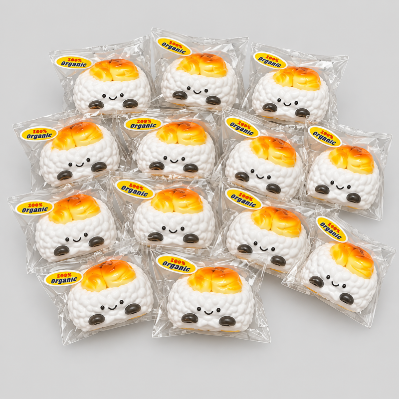 Shrimp Rice Ball Squeeze Toy