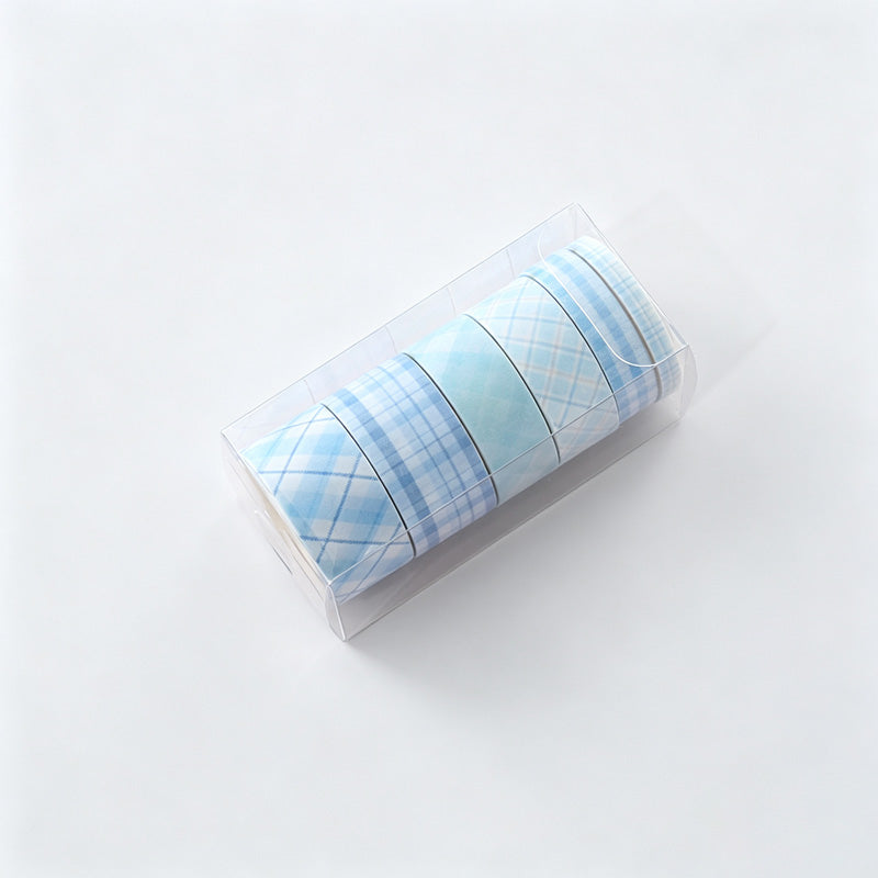 Plaid Print Washi Tape Set