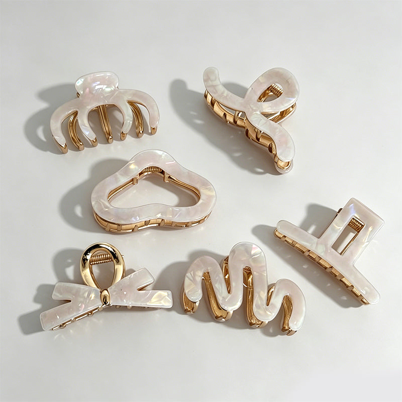 Elegant Pearl Apricot Geometri - Shopdayla Wholesale - #5010