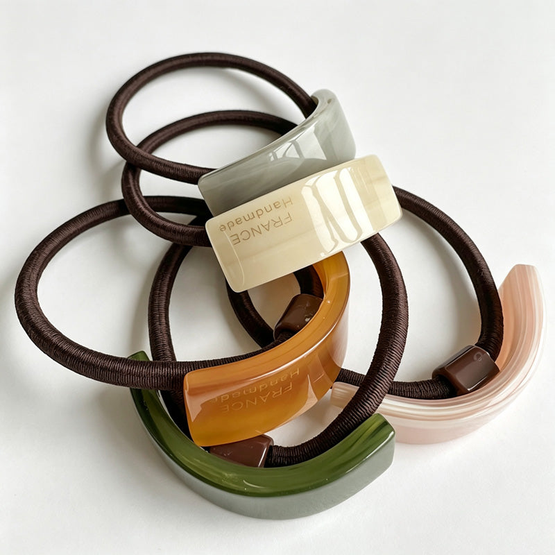 Acetate Decorative Hair Elastic Tie
