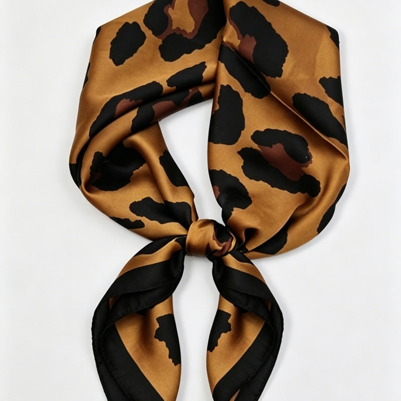 Leopard Square Scarf