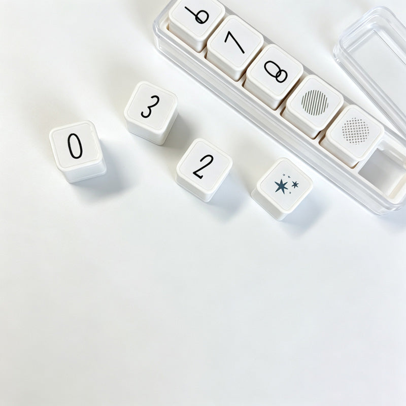 Six‑In‑One Number Stamp