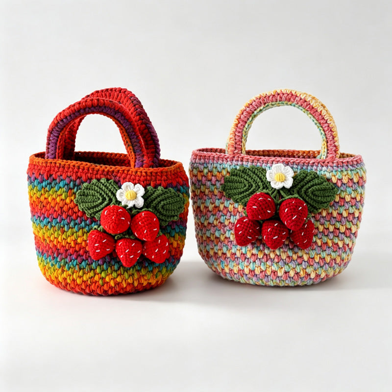 Strawberry Crochet Handbag