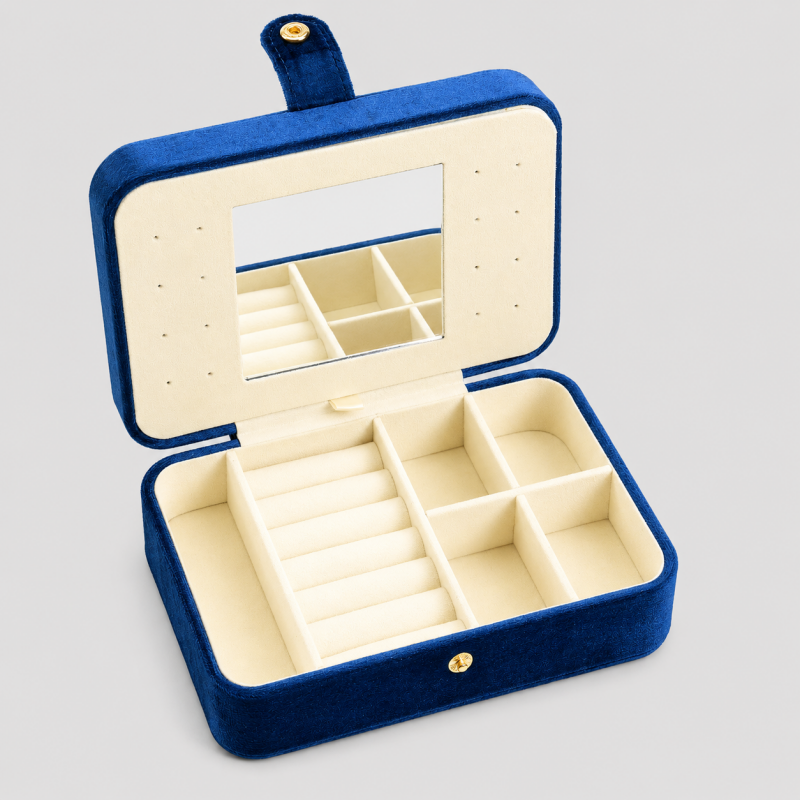 Large Velvet Jewelry Box