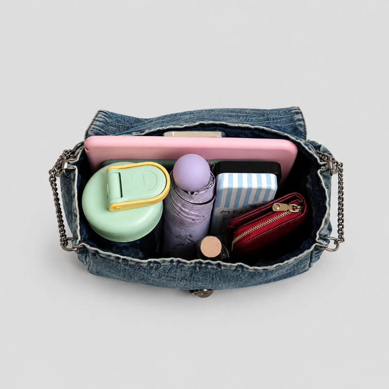 Denim Shoulder Bag