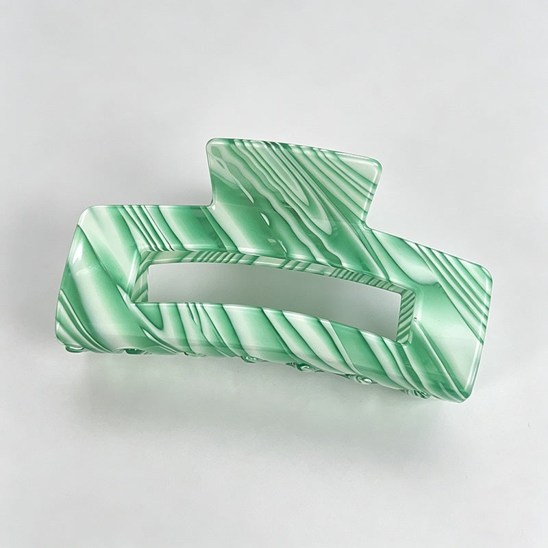 Candy Color Square Shark Hair Claw Clip