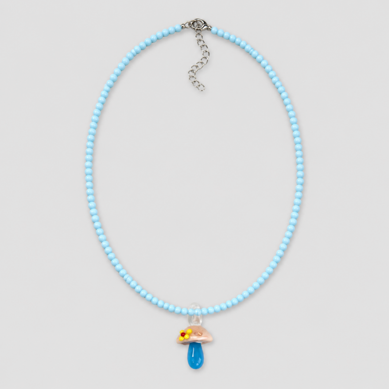 Colorful Glass Candy Bead Necklace