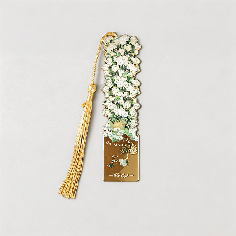 Impression Floral Metal Bookmarks