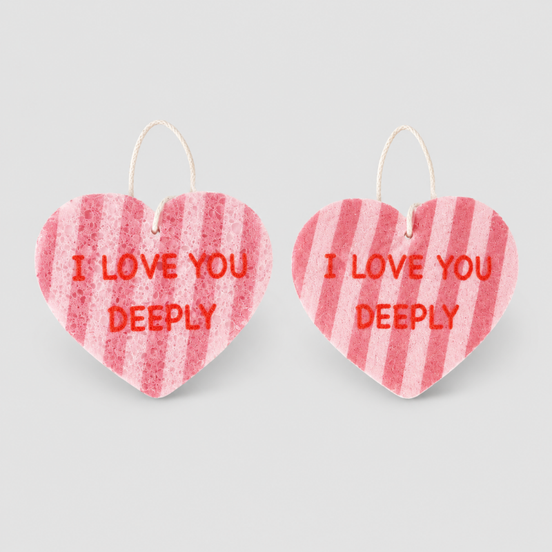 Heart Sponge Cloth