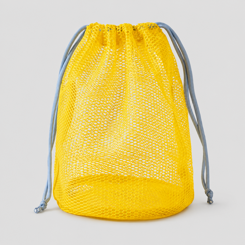 Lemon Mesh Drawstring Pouch