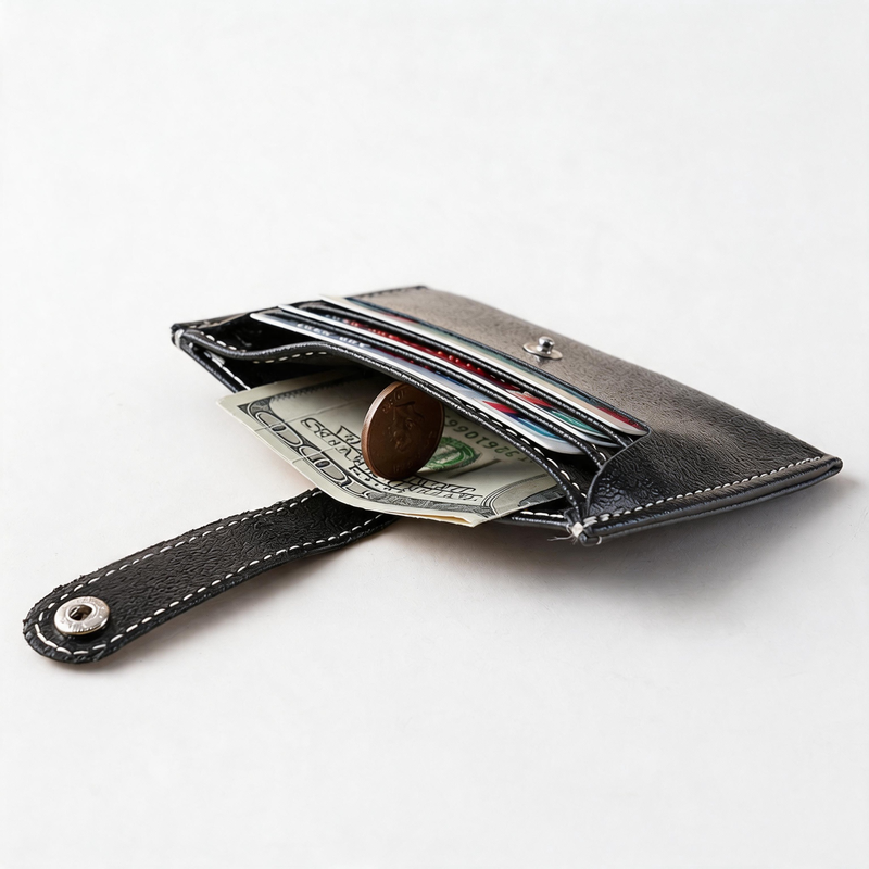 Solid Color Small Wallet