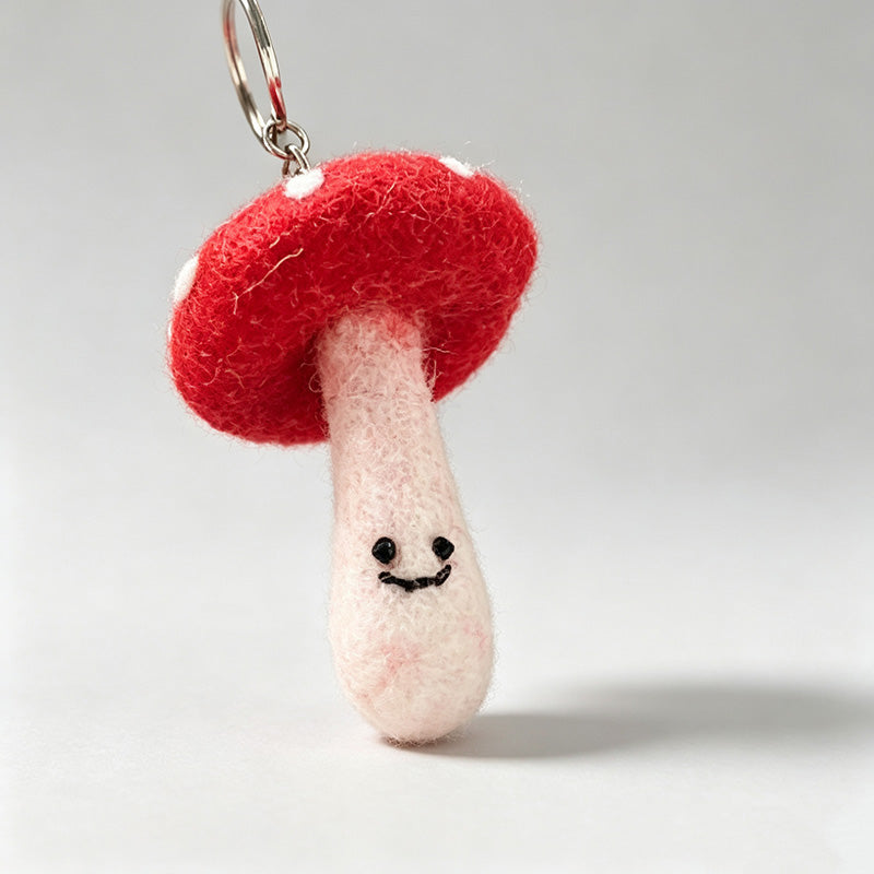 Vegetable Shape Smiling Face Keychains