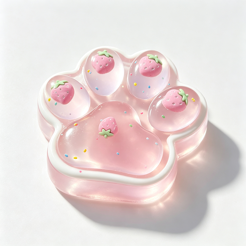 Green Grape Squeeze Toy Charm