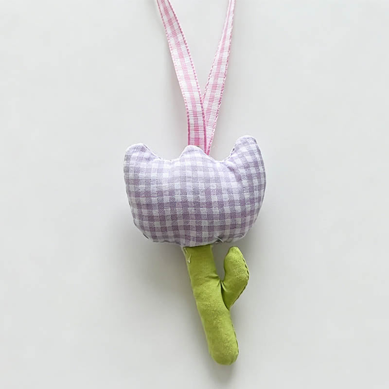 Gingham Bag Charm