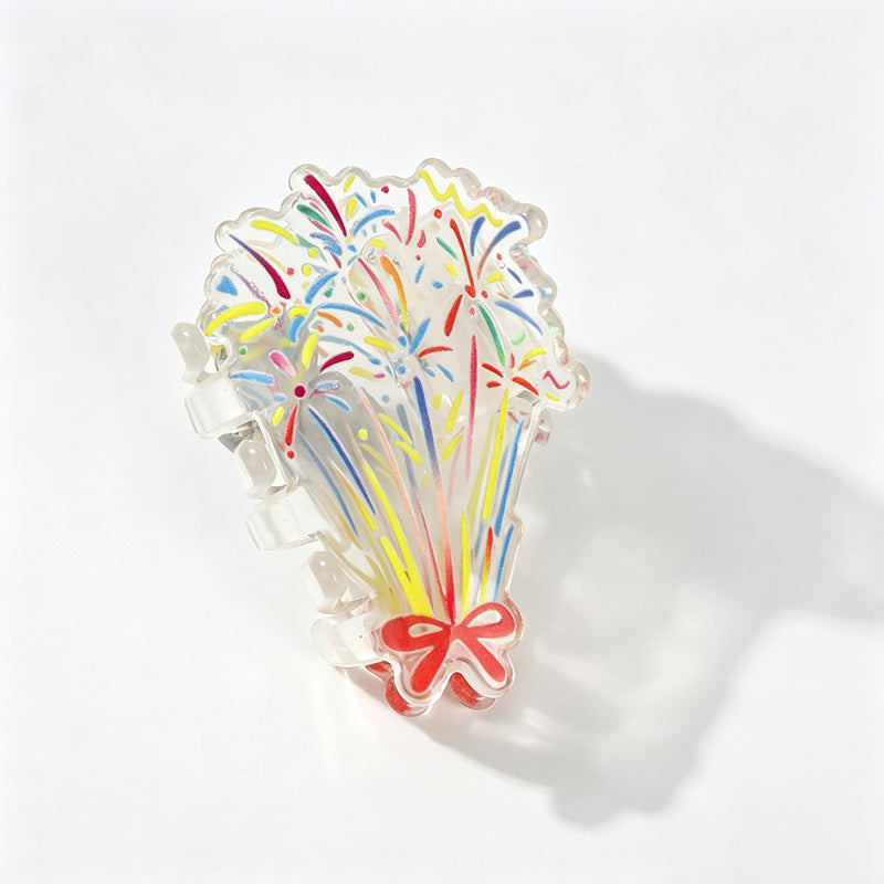 Firework Claw Clip