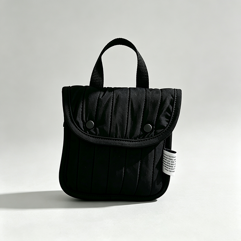 Ruffle Mini Handle Bag