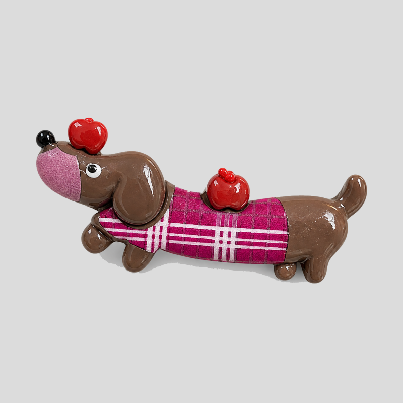 3D Dachshund Fridge Magnet Magnetic