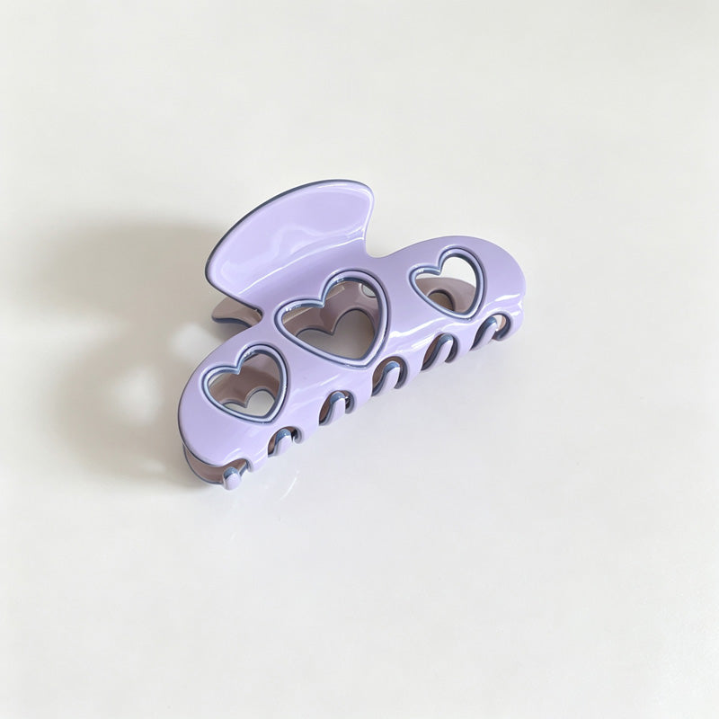 Heart Cutout Claw Clip