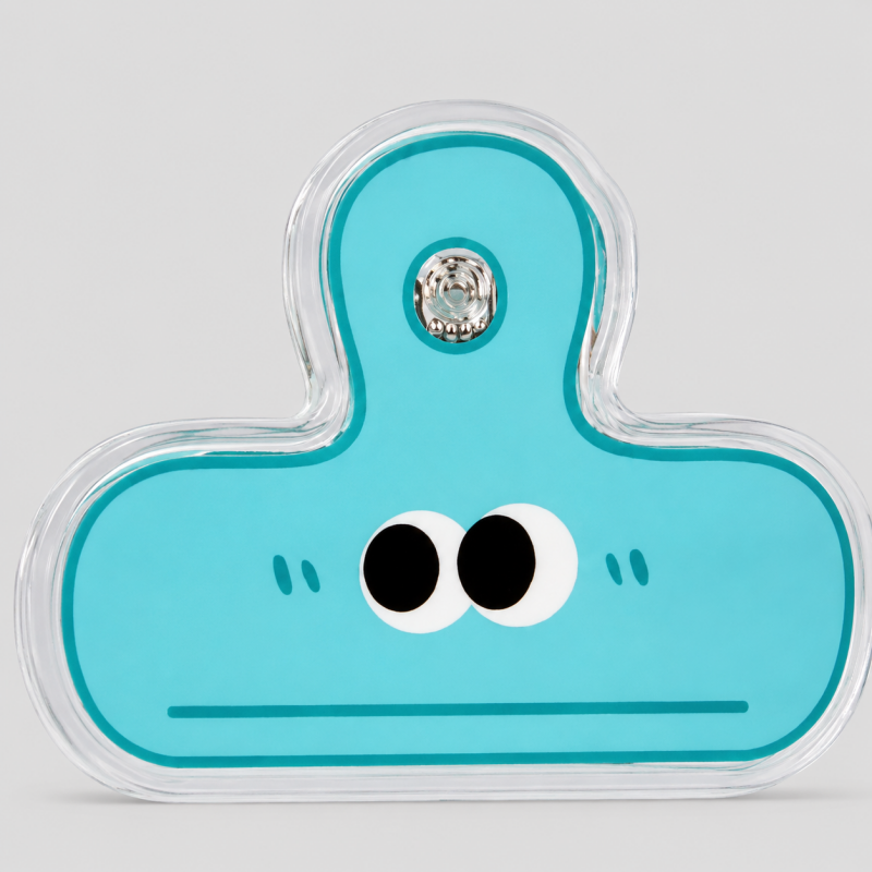 Face Printed Transparent Paper Clip