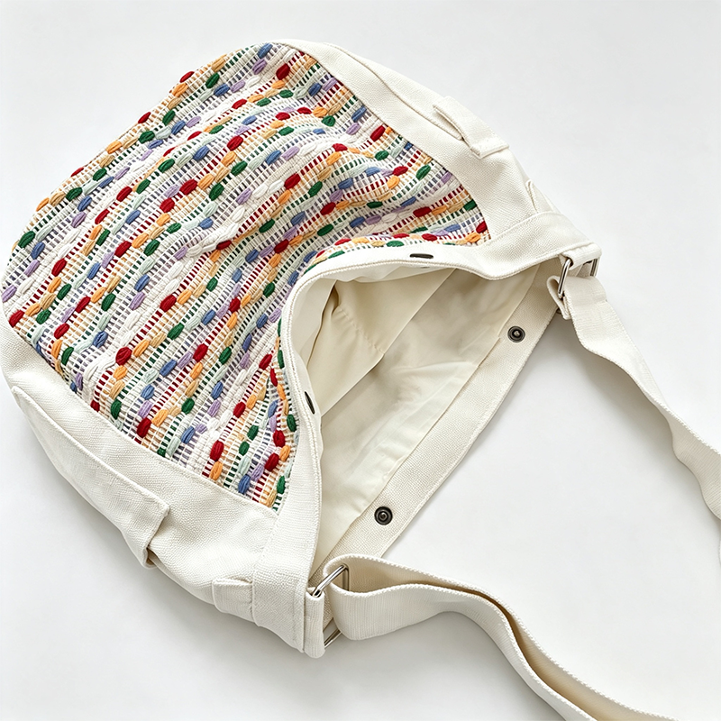 Rainbow Stripe Shoulder Bag