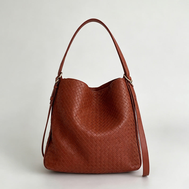 Textured Loop Shoulder Tote