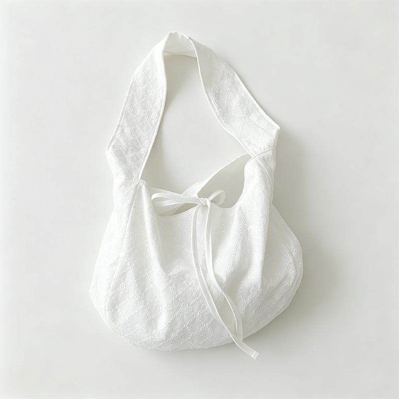 Ruched Drawstring Handbag