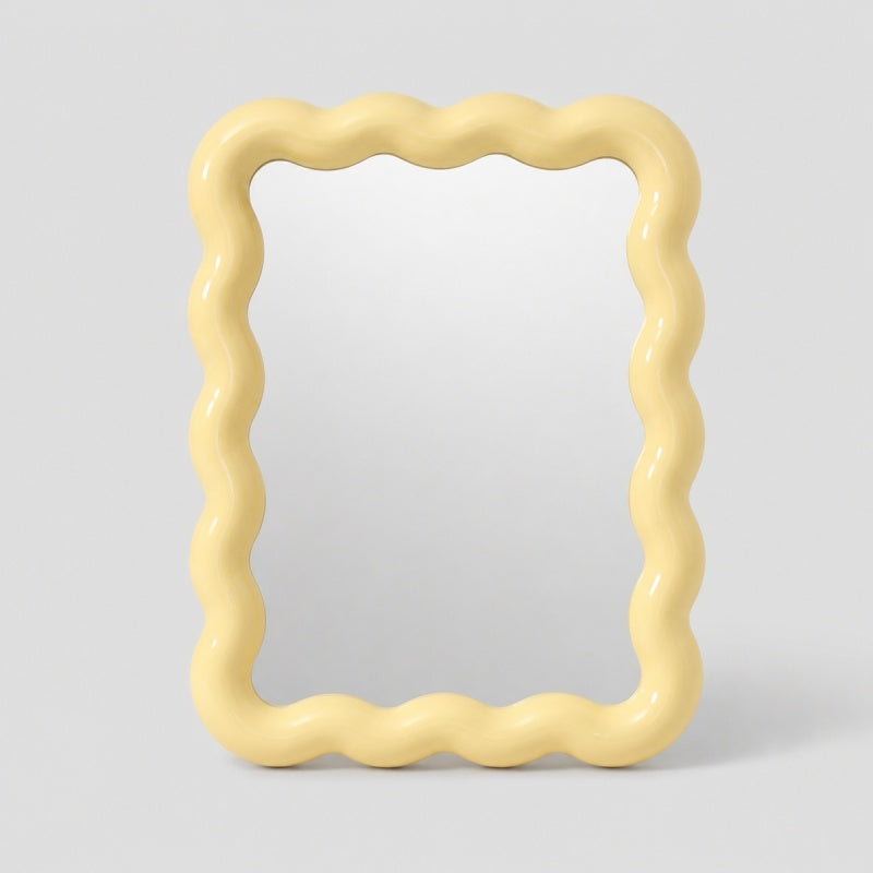 Wavy Frame Table Mirror