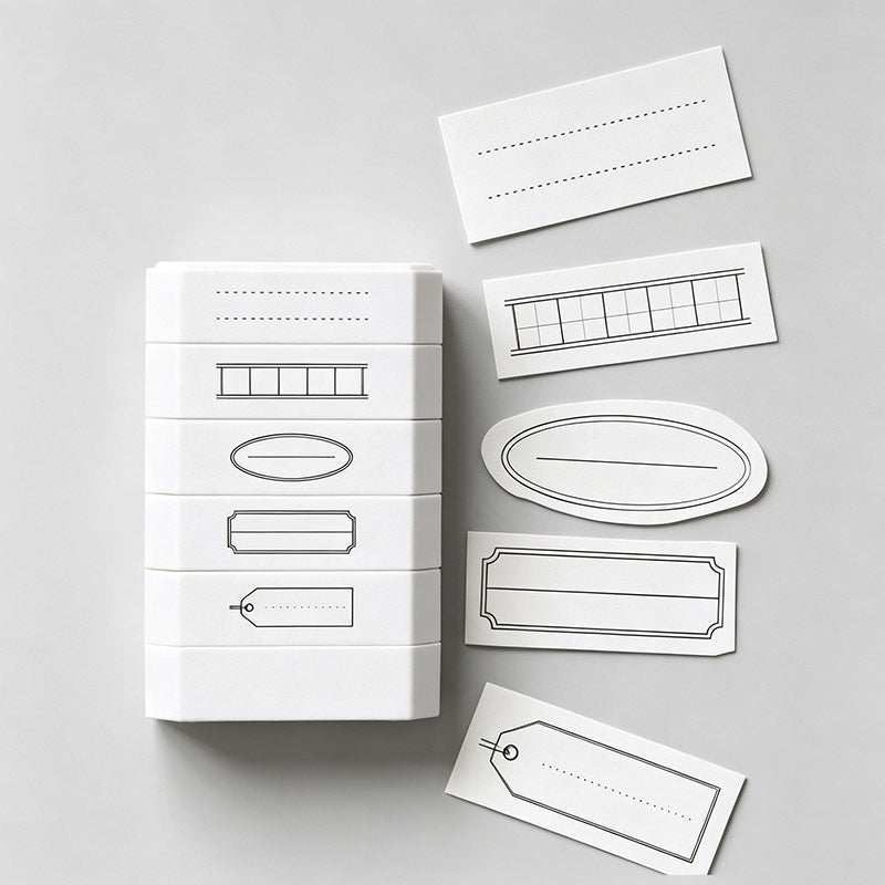 Archive Tag 5-Layer Stamp Set
