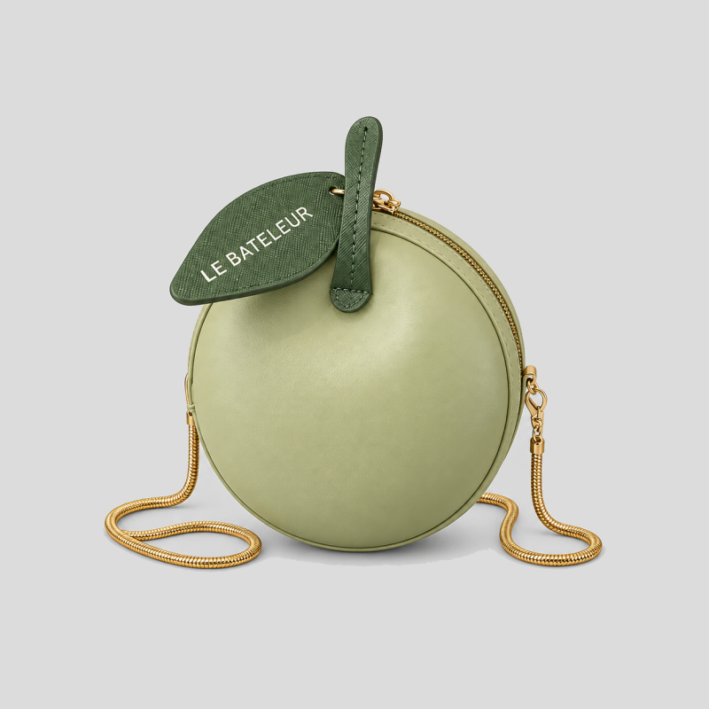 Apple Shaped Crossbody Bag