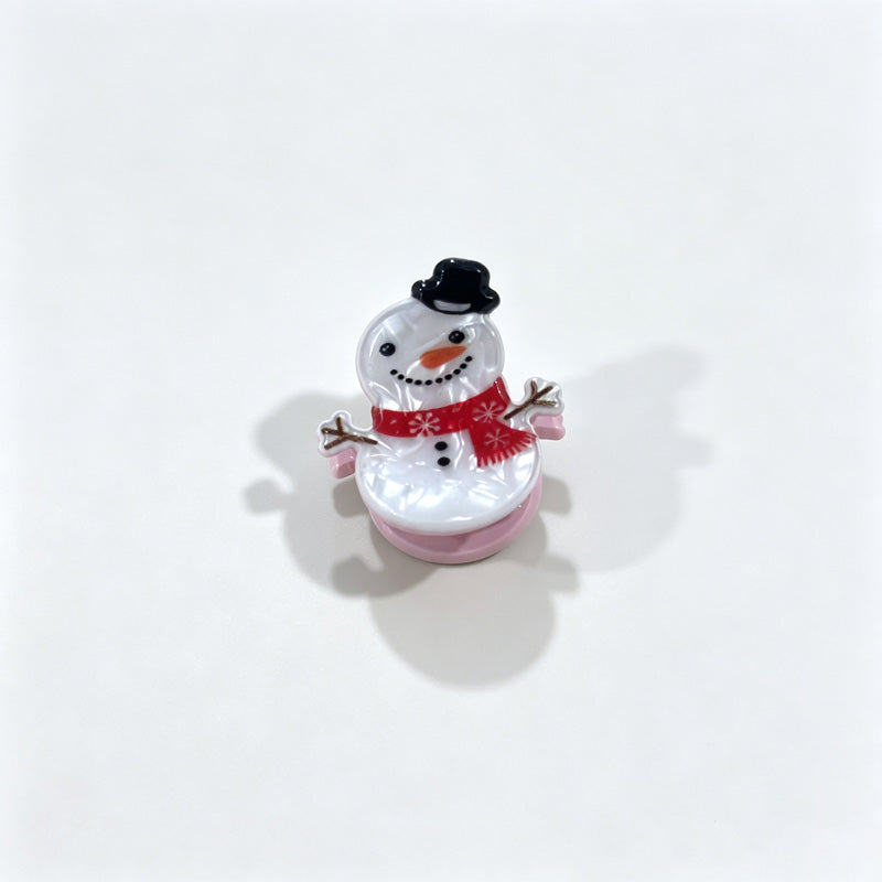 Snowman Tree Hair Clip