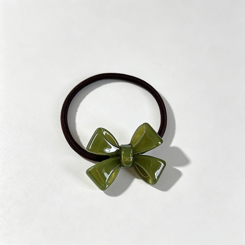 Acetate Bow Hair Elastic Hair Tie